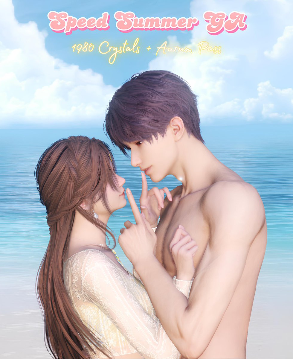 Speed Summer GA 2.0 🌼🤍

1980 Crystals + 1 Aurum Pass 

to get one of mc's new summer outfits + one towel outfit for your preferred LI 

1 Winner ⋆˚࿔

Follow + ♡ + ↻ to participate

I'll end it on August 26th at 6pm my time (UTC+1) ⋆˙⟡