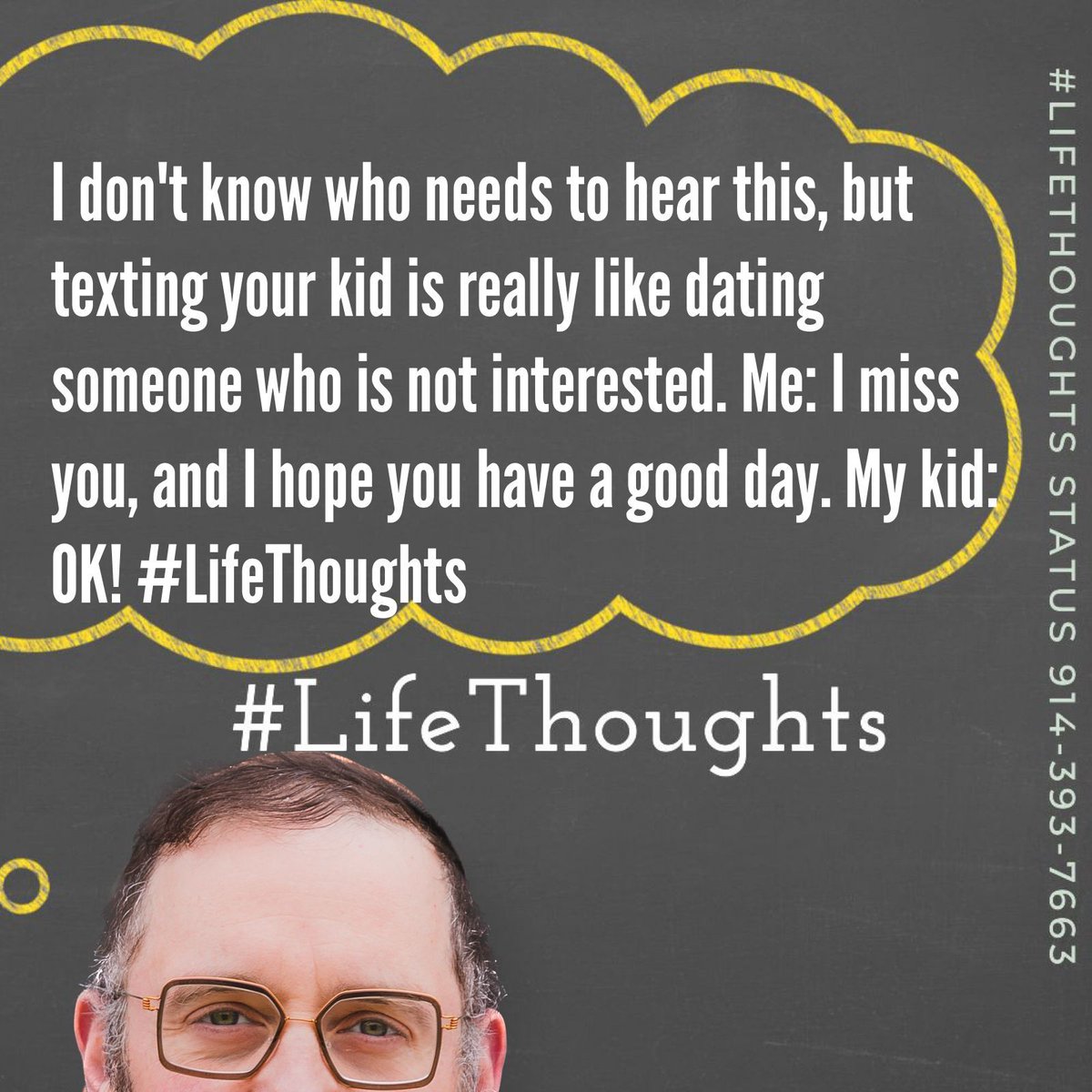 AvrumyJ's tweet image. I don&apos;t know who needs to hear this, but texting your kid is really like dating someone who is not interested. Me: I miss you, and I hope you have a good day. My kid: OK! #LifeThoughts #parenting #textmessage