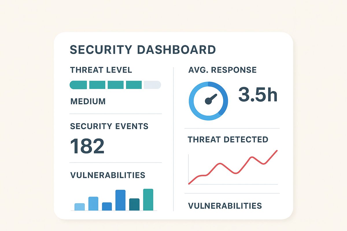MarcelVelica's tweet image. 📊 3. Metrics that Matter
Don’t just report vulnerabilities patched.
Show impact: reduced risk exposure, faster incident response, improved compliance posture.
Security leaders speak the language of business outcomes.
#SecurityMetrics #RiskManagement #infosec