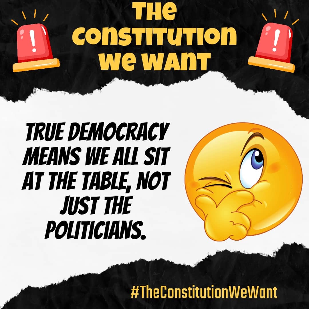 Democracy should serve the people, not just the politicians. True governance is about representing the people's will, not the interests of those in power. It's time for leaders to prioritize citizens' needs
#TheConstitutionWeWant