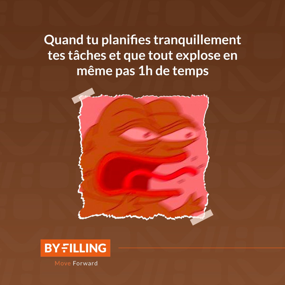 Ce moment où tu planifies ta journée à 8h... et que tout explose à 10h.

La productivité, c’est pas être parfait.
C’est rebondir. S’adapter. Gérer le chaos.

#product #crazymonday