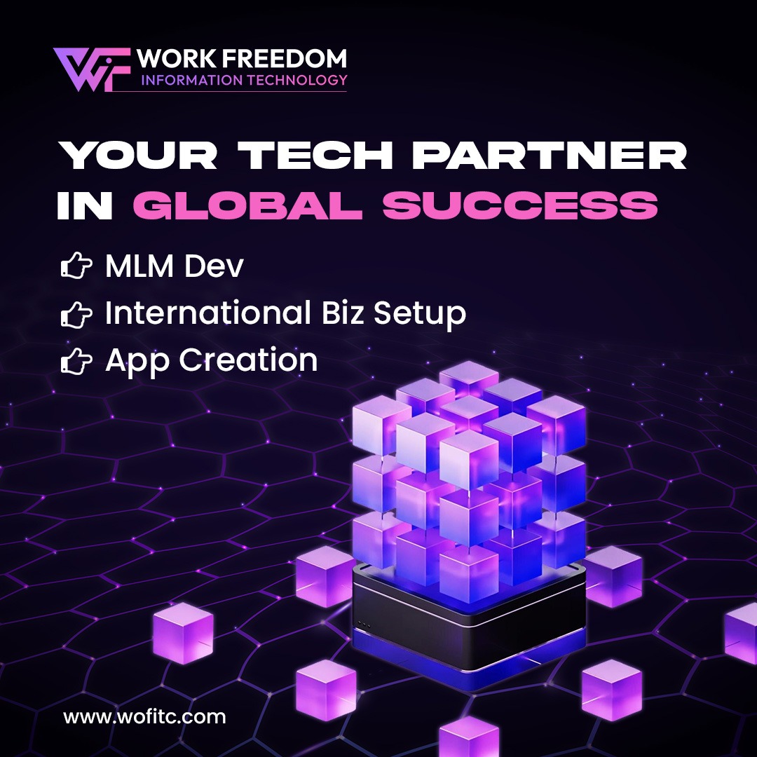 workfreedomit's tweet image. Your Tech Partner in @Global Success 🚀
🛠️ MLM Development
🌍 International Business Setup
📱 App Creation

WhatsApp Us Today: +971 581726416
Website: wofitc.com

#YourTechPartner #GlobalSuccess #MLMDev #BusinessSetup #AppCreation #TechSolutions