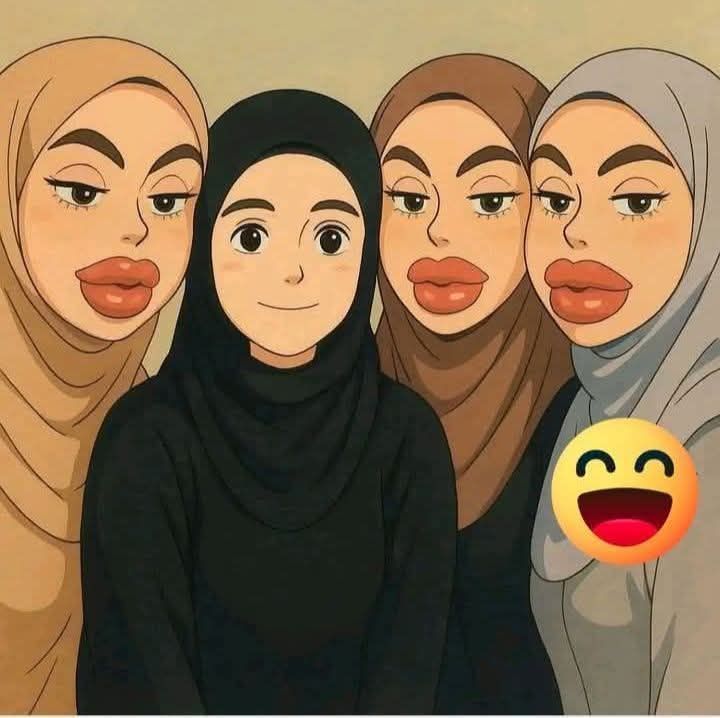 اختاه انت علاش لابسة زك دجاجة في وجهك ؟
