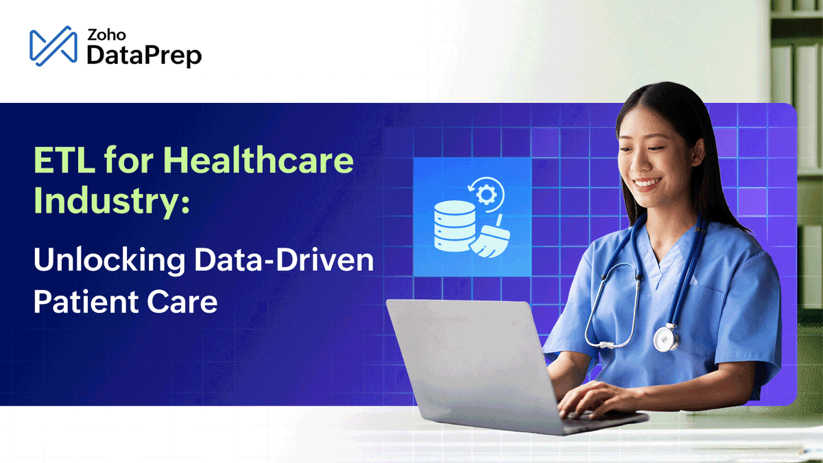 zohodataprep's tweet image. Learn how to manage chaotic healthcare data into actionable insights seamlessly. Automate integration, ensure compliance, and improve patient care using AI-powered ETL.🩺 💊
🔗Discover more on the blog: zoho.com/blog/dataprep/…
#ETLHealthcare #nocodeETL #ZohoETL #ZohoDataPrep