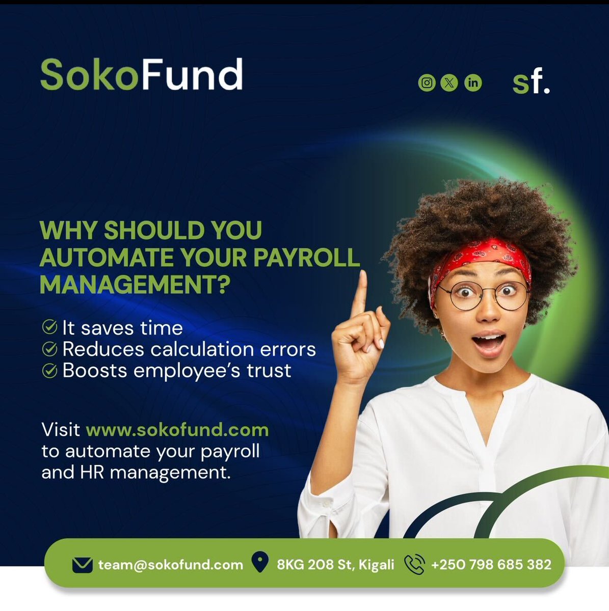 Automated payroll management has simplified work significantly.

Sokofund makes it easier by reducing calculation errors, saving time, and boosting employee confidence.

Sign up at sokofund.com today for a smooth HR management experience.

#SmartHR #SokoFund