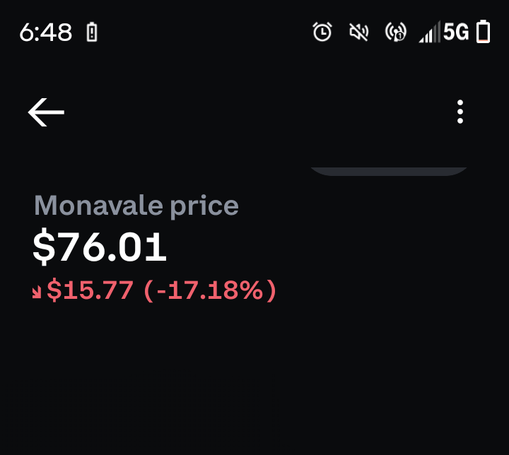 cspratt15139's tweet photo. "THIS IS THE DIP"
Alerted at 25$ #mona $mona
Keep loading. It will run out
Only 11k #token for all #CryptoMarket
$weth #mona mm0x275f5ad03be0fa221b4c6649b8aee09a42d9412a
$MONA #MONAVALE
10K #SUPPLY
#shortsqueeze @wallstreetbets #buythedip $btc $eth $xrp $doge #FARTCOIN https://t.co/SiCKQSzeHe