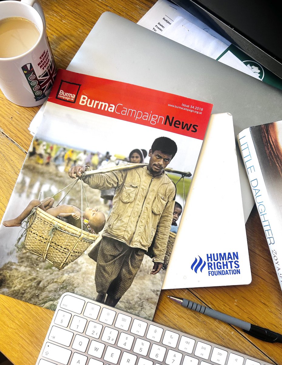 8 years on, and I still have this magazine on my desk.
#RohingyaGenocide