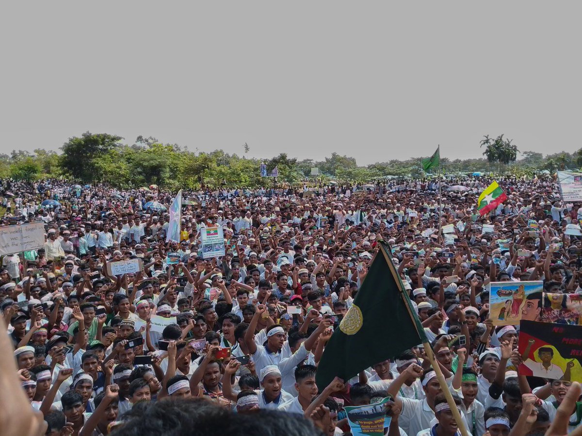 Overall Program | 8th Anniversary of Rohingya Genocide Remembrance Day
The day was marked with remembrance, reflection, and a call for justice and dignity for our people.               Location :Camp:4 football field
Photo Credit: Rohingya Youths .