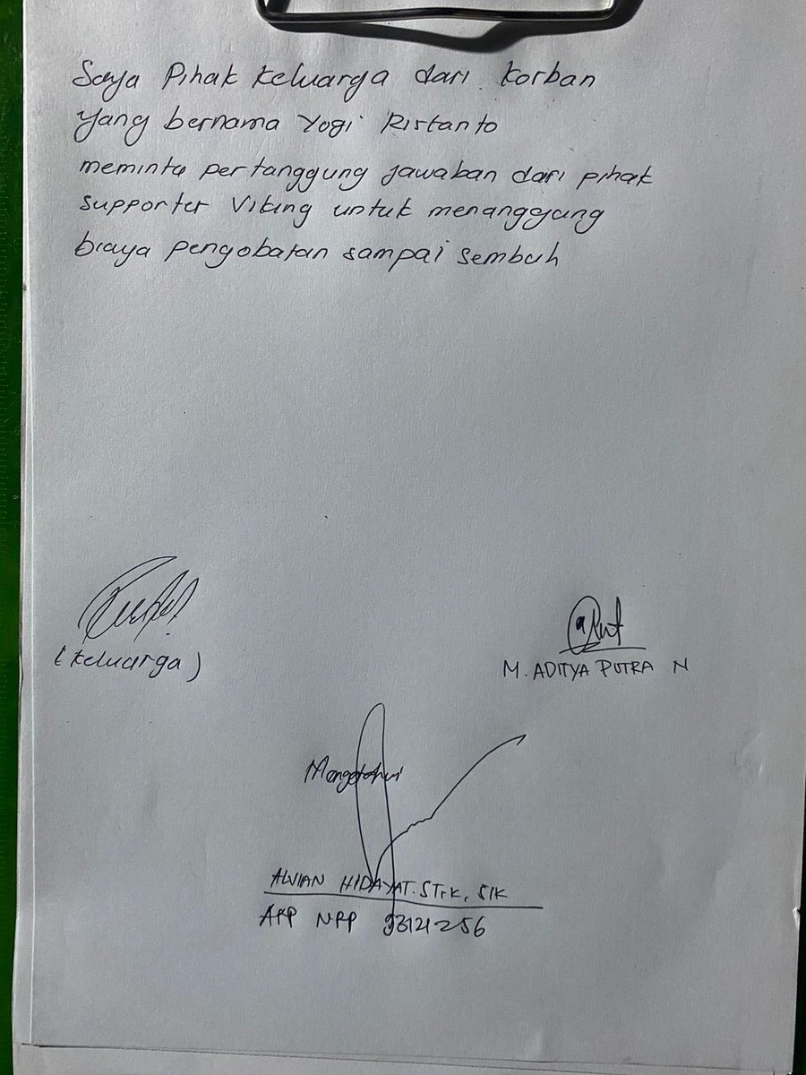 Lalu terjadi cekcok menjurus perkelahian dan menimbulkan luka2 dari pihak sana.