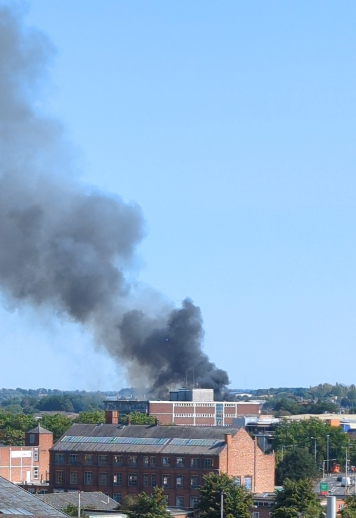 Ali__Fry's tweet photo. @LFRSFireControl The view from town https://t.co/95Nhf5poIH
