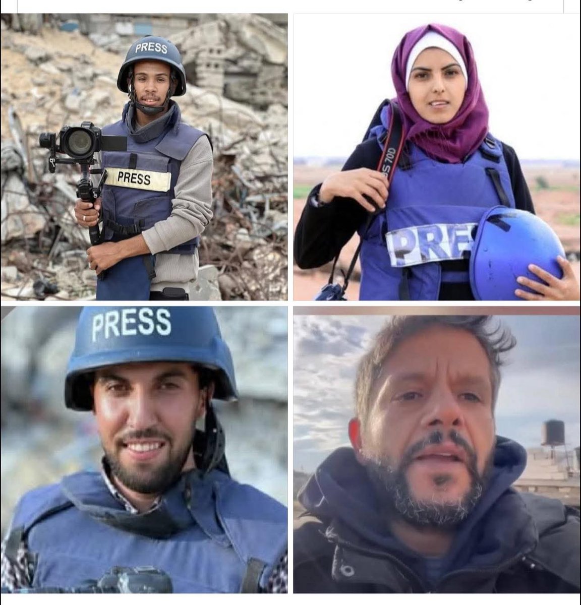 akram_jariri's tweet photo. 🚨 4 journalists were killed in the israeli bombing of Nasser Medical Complex in Khan Younis!   
#Gaza #ProtectJournalists #NasserComplex https://t.co/IHUxcPo4EE