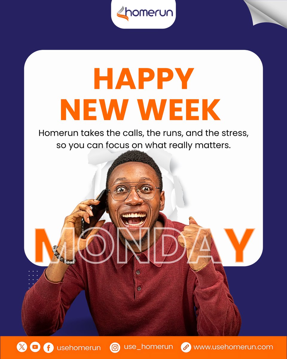 usehomerun's tweet photo. Happy New Week!
Why stress when you can let Homerun handle your errands? Stay focused, stay productive, and let us do the running around for you.

Visit https://t.co/0dOobBtCiH to get started today!

Happy New Week Sack Amorim #MondayMotivation Ghana Fulham #FULMUN Dalot #Dearope https://t.co/6bDfARtRRW