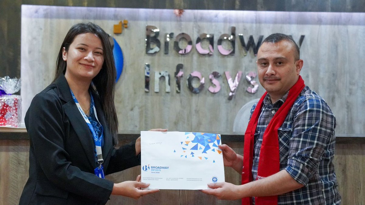 broadwayinfosys's tweet image. Honored to host training for the Royal Securities Exchange of Bhutan in DevOps.

Wishing you all the best ahead!

#DevOpsTraining #BroadwayInfosys #ITTrainingNepal #SkillDevelopment #TechTraining #InternationalTrainingProgram