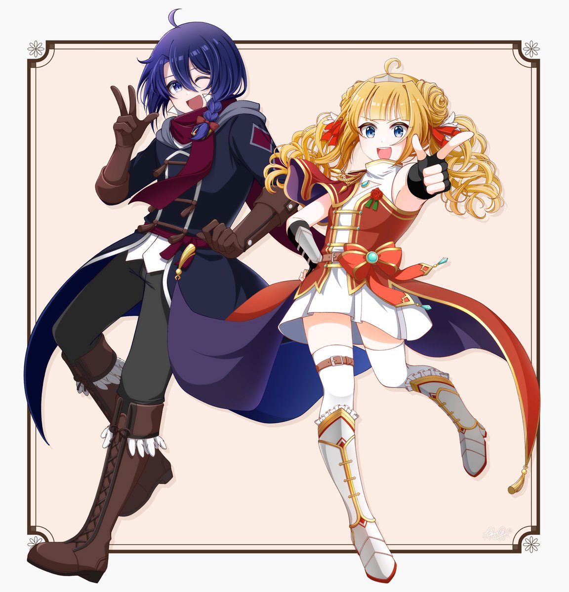 主人公組
アンソロに載せていただいたイラストです