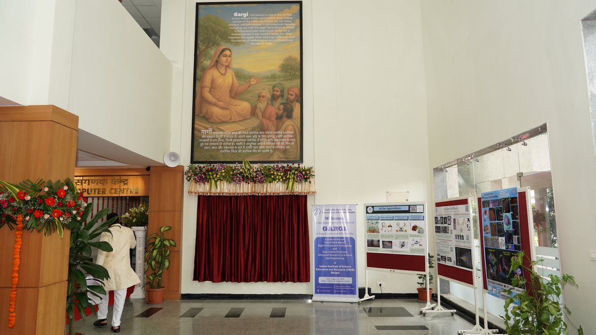 iiserbhopal's tweet image. 𝐈𝐧𝐭𝐫𝐨𝐝𝐮𝐜𝐢𝐧𝐠 𝐆𝐀𝐑𝐆𝐈: 𝐈𝐈𝐒𝐄𝐑 𝐁𝐡𝐨𝐩𝐚𝐥'𝐬 𝐍𝐞𝐰 𝐇𝐢𝐠𝐡-𝐏𝐞𝐫𝐟𝐨𝐫𝐦𝐚𝐧𝐜𝐞 𝐂𝐨𝐦𝐩𝐮𝐭𝐢𝐧𝐠 𝐃𝐚𝐭𝐚 𝐂𝐞𝐧𝐭𝐞𝐫!
We are proud to announce the inauguration of GARGI, a cutting-edge smart rack-based HPC facility at our Computer Center, boosting…