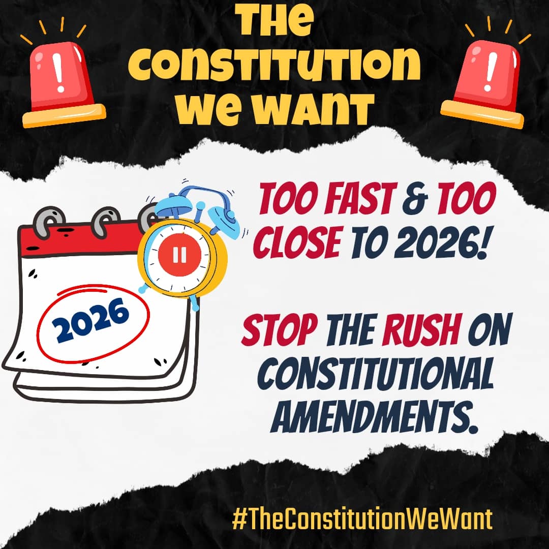 The future of our nation is at stake! Let's take time to educate the public, gather their views, and ensure inclusive participation. We owe it to ourselves and the principles of democracy to get it right
#TheConstitutionWeWant