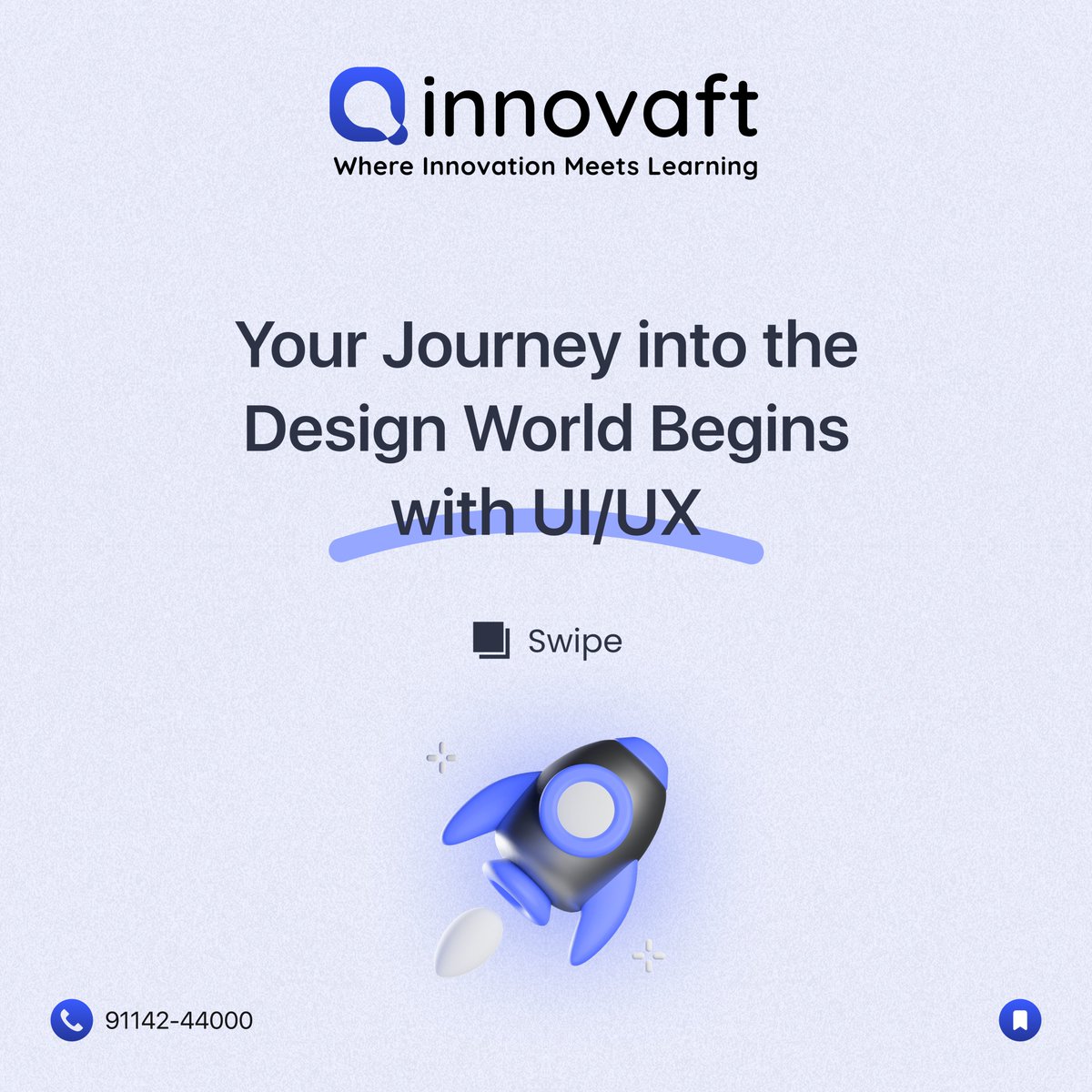 InnovaftCo's tweet image. Launch your career in UI/UX 🚀
Learn to create stunning, user-friendly digital experiences with Innovaft.
📍 Hisar | Best Coding & Design Institute
#innovaft #uiuxdesign #bestcodinginstituteinhisar #uxcareer