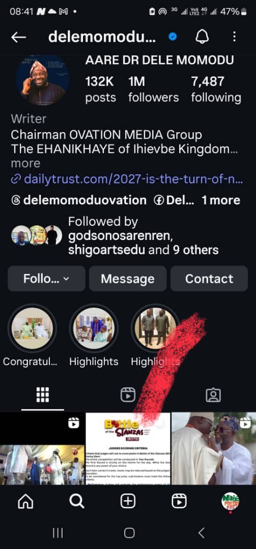 Uncle <a href="/DeleMomodu/">Dele Momodu Ovation</a> thank you 🙏🏽
#Battleofstanzas