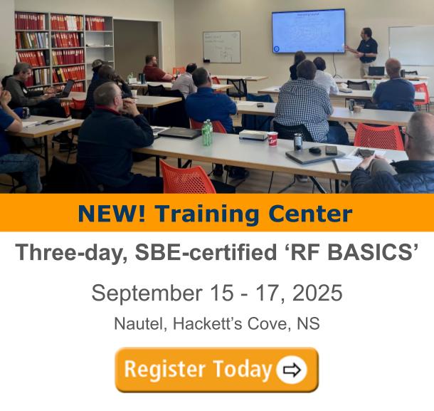 nautelbroadcast's tweet image. Join us in September at Nautel's renovated Training Center for our three-day, SBE-certified 'RF BASICS' course. Learn more and register at support.nautel.com/training/
.
#RFBasics #SBEcertified #Engineering #Training