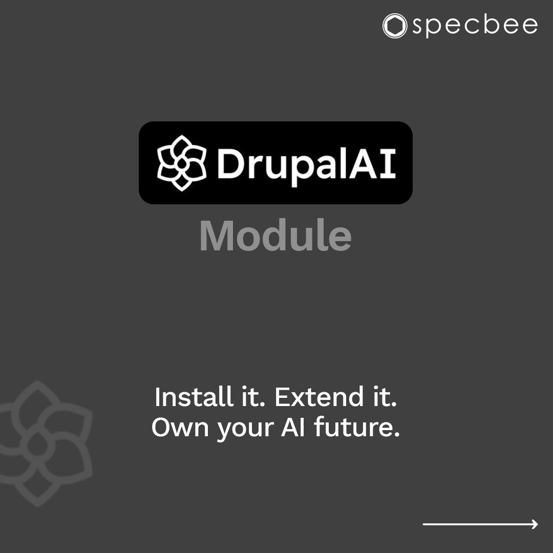 specbee's tweet image. In today’s Module Monday, we’ll talk about the #Drupal AI module.

#ModuleMonday #MondaysForLearning #ArtificialIntelligence #AI #DrupalDevelopment