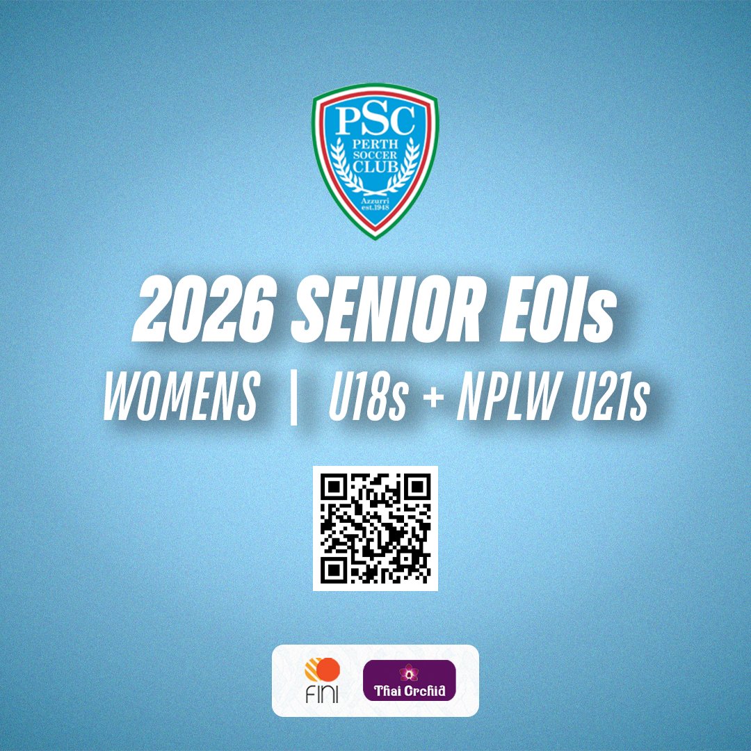 Expressions of interest are open for players looking to join our U18 + U21 senior women's squads for 2026! ⬇

forms.gle/NUK7ZpwVrsD6NF…