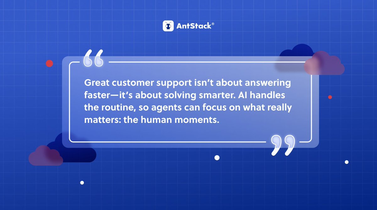 AntStack's tweet image. A lost bag is a crisis.
GenAI brings order, instantly tracking baggage and suggesting rebookings.
Don't make passengers wait.
Let AntStack help you transform customer service.👇
antt.me/ZIdLf7WX
#AviationTech #GenAI #TravelTech #AntStack