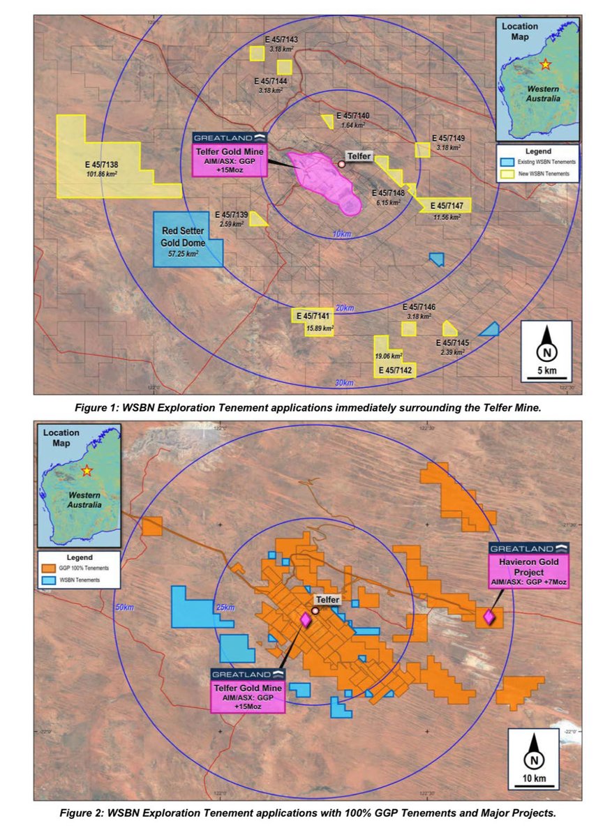 Share_Talk ™ (@share_talk) on Twitter photo @Wishbone managed to pick up these 12 extra exploration tenements within 30km of Telfer in July. Increasing #WSBN tenements portfolio there by 400%. Markets/people seem to have forgotten about this with the Red Setter drilling <a href="/DavidLenigas/">David Lenigas</a>. wishbonegold.com/wp-content/upl… @Wishbone managed to pick up these 12 extra exploration tenements within 30km of Telfer in July. Increasing #WSBN tenements portfolio there by 400%. Markets/people seem to have forgotten about this with the Red Setter drilling <a href="/DavidLenigas/">David Lenigas</a>. wishbonegold.com/wp-content/upl…