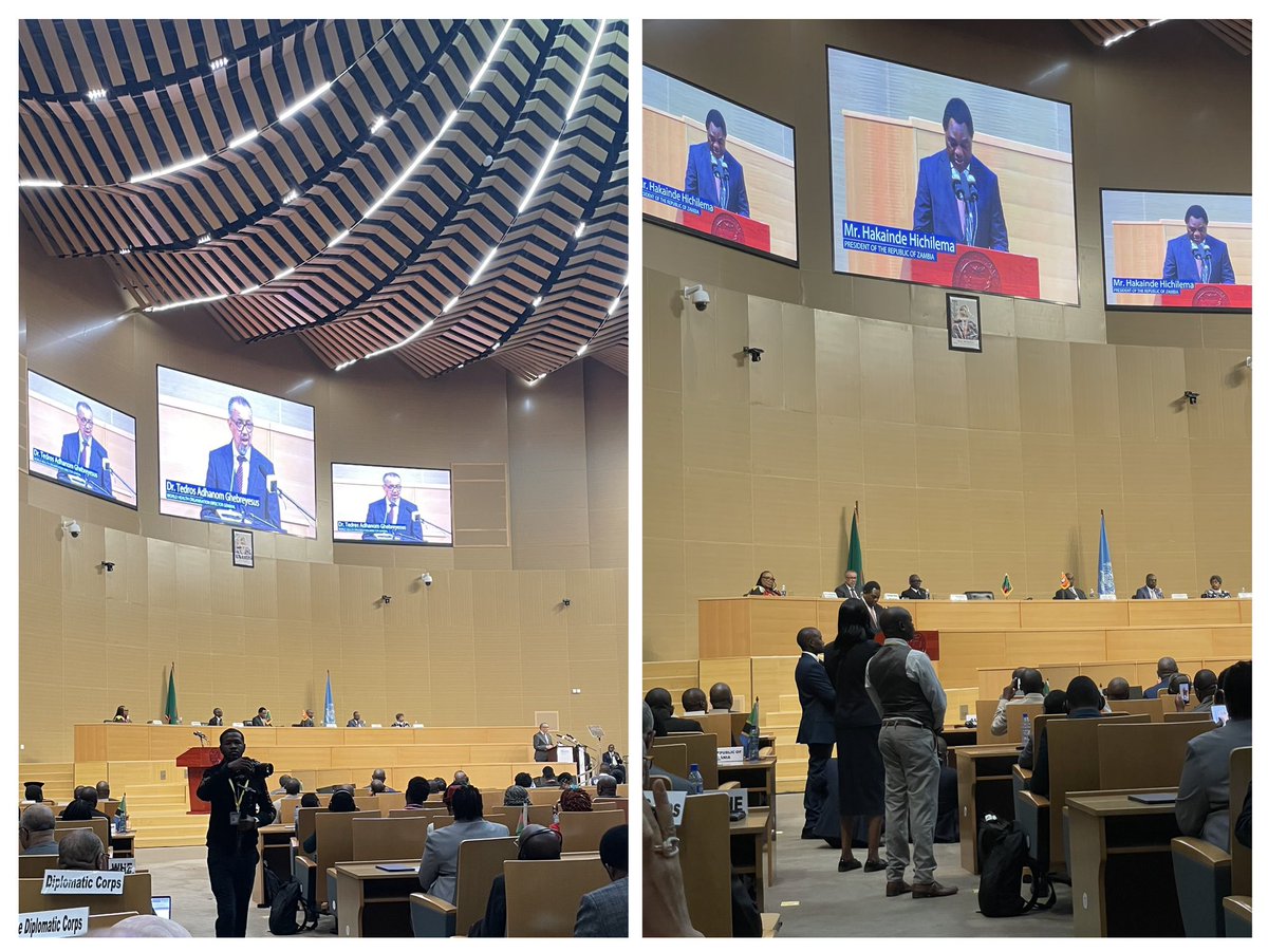 Investing in maternal health is investing in a nation’s future! At #CR75, the WHO DG <a href="/DrTedros/">Tedros Adhanom Ghebreyesus</a> and Zambia’s President <a href="/HHichilema/">Hakainde Hichilema</a> highlighted the country’s progress in reducing maternal mortality, underscoring that these targeted investments drive health, trade and stability.