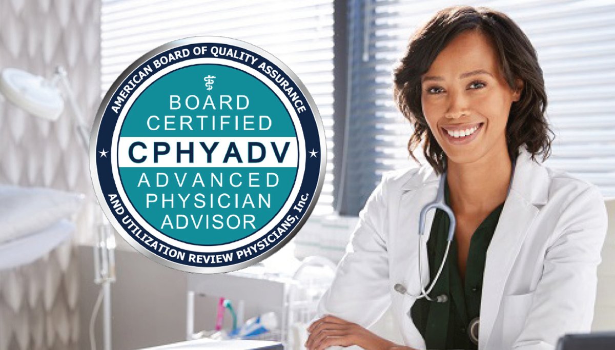 Apply today for the 2025 Advanced Physician Advisor exam. The final day to take the exam this year is September 30th. Don’t miss your opportunity to earn the CPHYADV credential! Download the handbook and apply at abqaurp.org/ABQMain/Advanc…. #certification #APA #CPHYADV