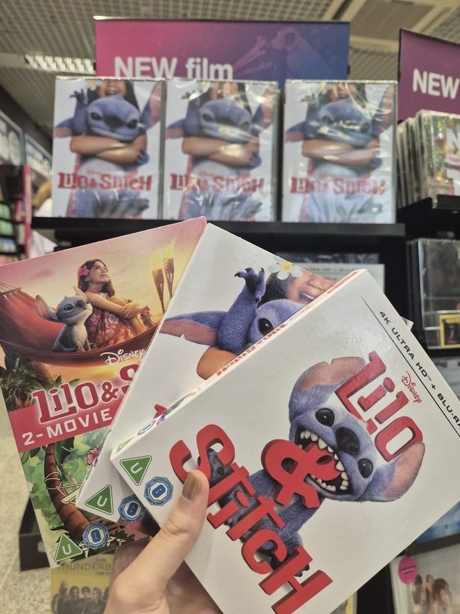 the new #liloandstitch is out now on all formats !! #hmv #hmvburton