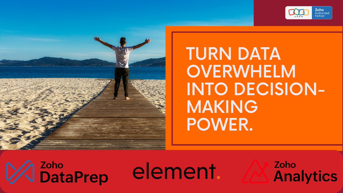 elementtravtech's tweet image. Drowning in data but struggling to make sense of it? 🏊♂️

@Zoho Analytics  turns raw data into actionable insights with ease. 

Schedule a chat to discover how Zoho Analytics can turn your data into real, actionable insights.

#ZohoAnalytics #ElementTech #SimplifyWithZoho