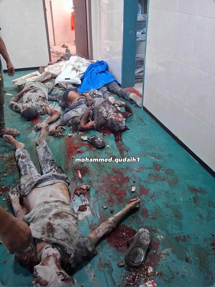 The world sees hospitals in Gaza being bombed and still turns a blind eye. Aren’t hospitals supposed to be protected by international law?

Photo taken by Dr. Mohammed Qudaih inside AlNasser Medical Complex that was bombed multiple times by the Israeli occupation criminal army