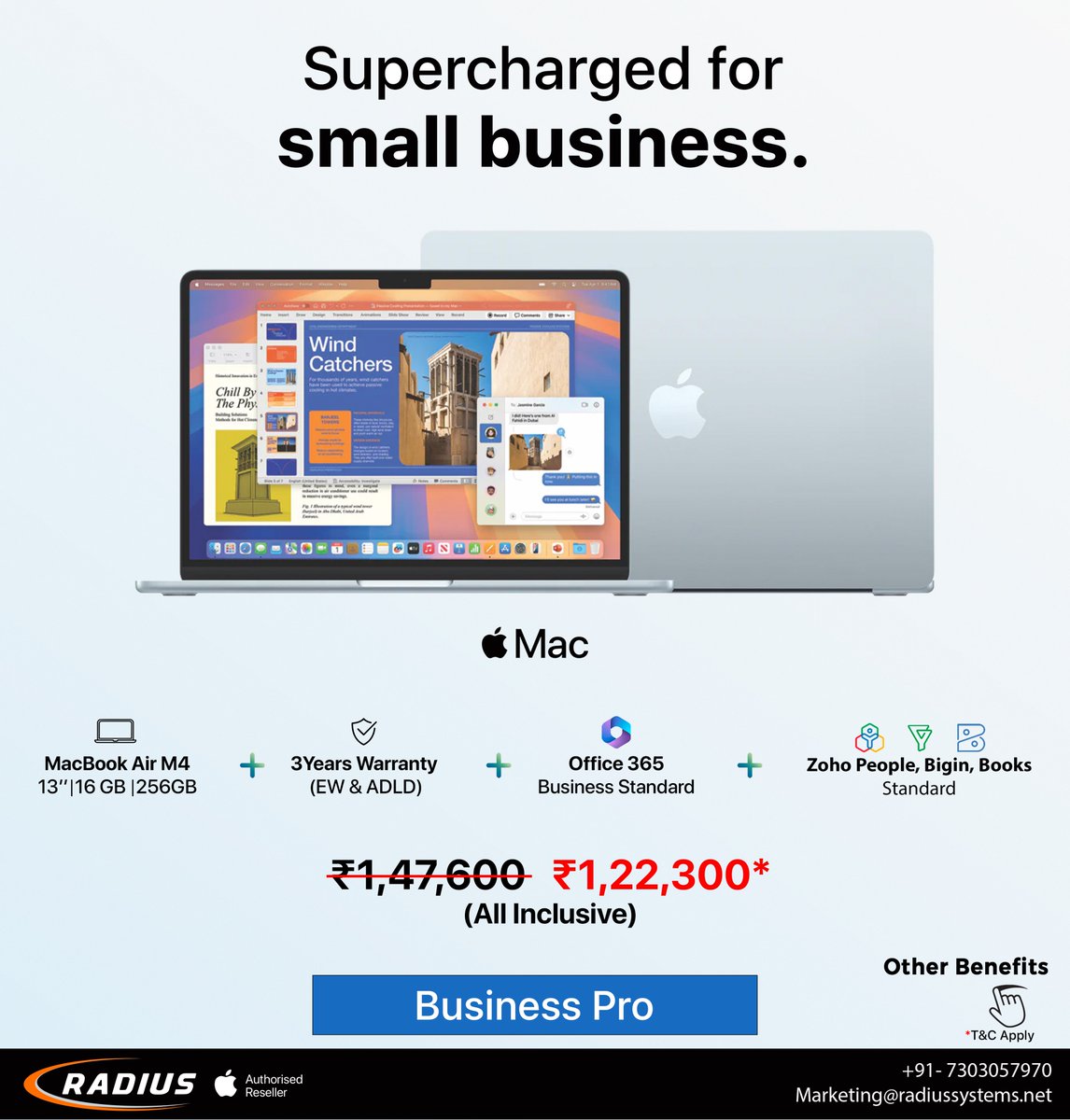 RadiusSystems's tweet image. Unlock growth with our Business Pro package that is thoughtfully curated to help SMBs work smarter.

Contact us to explore more solutions for your business today: radiussystems.net/contact/

#SMB #ProductiveTools #RadiusSystems