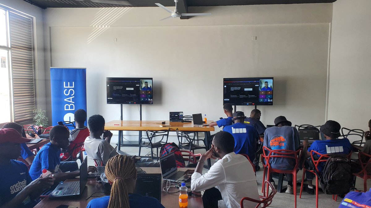 I'm glad to be part of the Onchain Summer in Kisumu

#BasedKisumu  Learning, building, and exploring the power of Smart Contracts on <a href="/base/">Base</a> <a href="/buildonbase/">Base Build</a>
Special thanks to our sponsors: <a href="/BasedEastAfrica/">Based East Africa</a> <a href="/BasedKago/">Eddie Kago ⚡</a>
Organisers: <a href="/DoreenAtieno17/">Doreen Atieno</a> <a href="/Gitonga2050/">Fred Gitonga</a>
Partners: <a href="/Web3WayAfrica/">Web3way Africa</a>