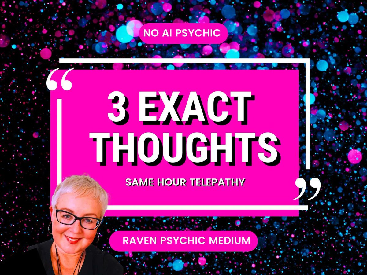 ravenpsychic_'s tweet photo. SAME HOUR 3 Exact Thoughts. One Hour Telepathy Reading. What's on their mind ? https://t.co/9r6VByOQB7 via @Etsy https://t.co/hdXnAdTaSs #etsy #toppsychics #readhismind #whatishethinking https://t.co/T1bF6sBCJW