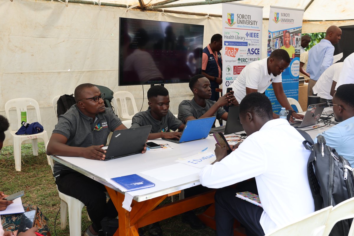 Soroti University Library (@sunlibdept) on Twitter photo The <a href="/sun_dicts/">Directorate of ICT, Soroti Universty</a> has today launched the 2nd ANNUAL ICT WEEK, equipping students and staff with essential digital skills for academic and professional growth.
Sessions include:
Student registration, Eduroam connection, University email setup, Library systems, PC care and maintenance The <a href="/sun_dicts/">Directorate of ICT, Soroti Universty</a> has today launched the 2nd ANNUAL ICT WEEK, equipping students and staff with essential digital skills for academic and professional growth.
Sessions include:
Student registration, Eduroam connection, University email setup, Library systems, PC care and maintenance