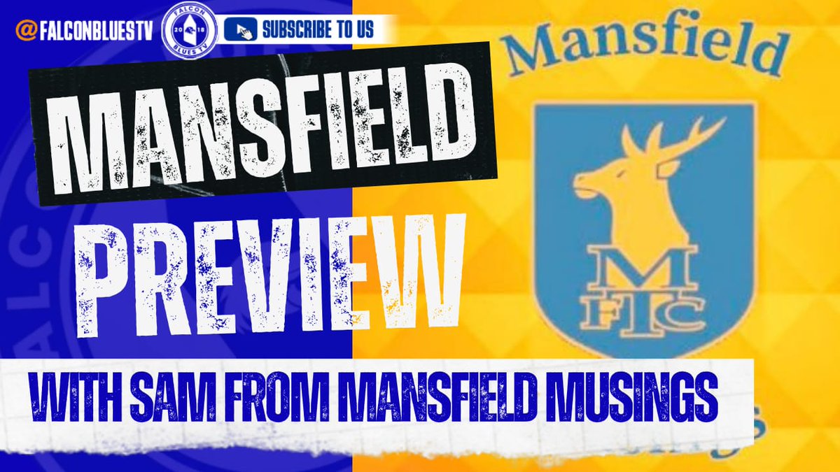 FalconBluesTV's tweet image. Everton V Mansfield match preview 💙⬇️
@sambinch from @MTFCmusings is Daves guest to talk about our @carabao_cup 2nd round tie against @mansfieldtownfc 

Please like and subscribe below 💙⬇️⬇️⬇️

youtu.be/5QmDA9jJ5ZA?si…