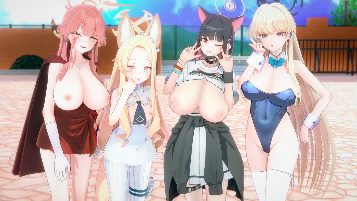 突如意味も無くブルアカキャラの姿に変身してしまったいじめっ子といじめられっ子です（3枚目は特に意味のない画像）
#コイカツ