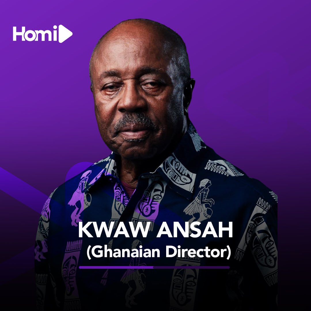 HomiTv_'s tweet image. Today’s spotlight on Homi, Kwaw Ansah.

Kwaw Ansah is a renowned Ghanaian filmmaker, writer, and producer. Born in 1941, he studied film and drama in London and the United States before founding his own advertising and film production companies.

#HomiTv