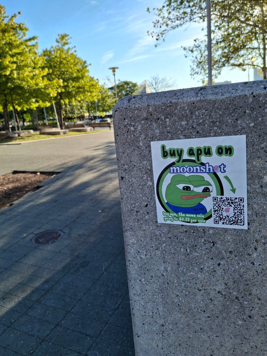 Apullio (@gem_digging) on Twitter photo Excited for Unlock the Block at West Shore Park this Saturday with <a href="/Logic301/">Rap Ron Howard</a> and presented by <a href="/standwithcrypto/">Stand With Crypto🛡️</a>!
Crypto is our generation's path to wealth creation, it is very important we as a community show our strength.
$APU will be there waiting to Apu The World... Excited for Unlock the Block at West Shore Park this Saturday with <a href="/Logic301/">Rap Ron Howard</a> and presented by <a href="/standwithcrypto/">Stand With Crypto🛡️</a>!
Crypto is our generation's path to wealth creation, it is very important we as a community show our strength.
$APU will be there waiting to Apu The World...