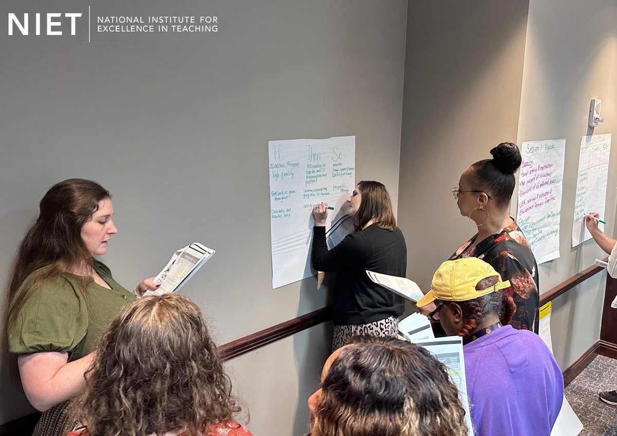 Louisiana educators are hard at work this month, showcasing their dedication to student achievement and teacher growth by fully immersing themselves in the LA Educator Rubric! <a href="/doelouisiana/">LDOE</a> #BacktoSchool #NIET2025
