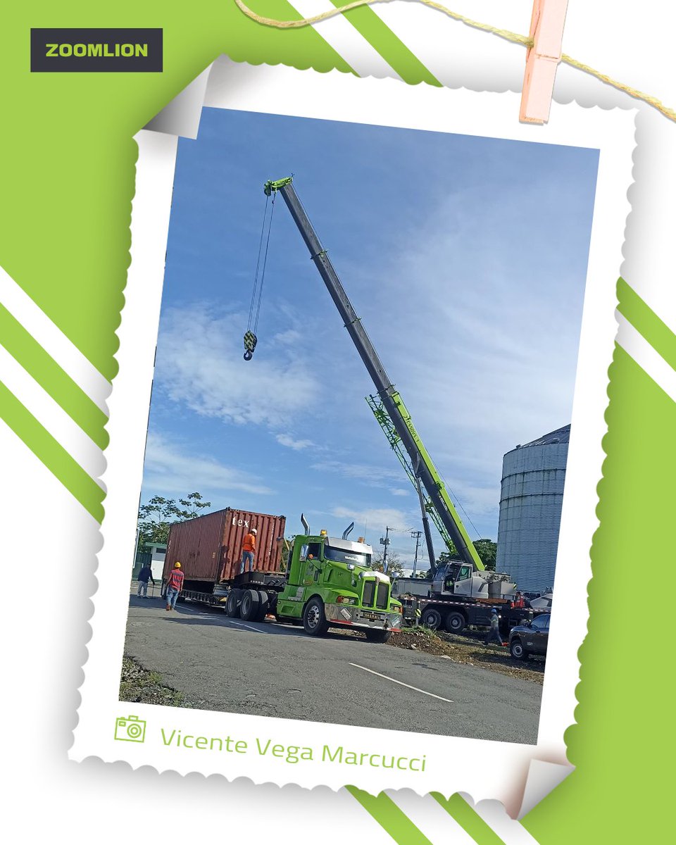 #ZOOMLIONMoments
Nothing like a bright day, a green beast, and some heavy lifting in action! 💪🚛🟢
📸:Vicente Vega Marcucci
We’d love to see more of your ZOOMLION “green” moments! Share your highlights with us 🌿