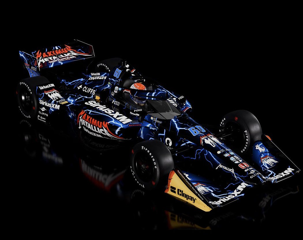 Hickey93's tweet image. 𝗡𝗘𝗪 𝗟𝗜𝗩𝗘𝗥𝗬 𝗔𝗟𝗘𝗥𝗧

𝗙𝗘𝗟𝗜𝗫 𝗥𝗢𝗦𝗘𝗡𝗤𝗩𝗜𝗦𝗧 has a Metallica-Sirius XM livery for the season finale

#INDYCAR