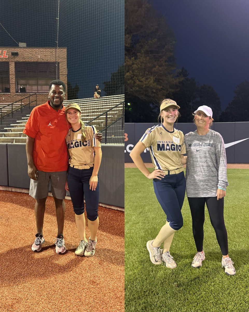 Thea (@theakey15) on Twitter photo Thank you so much <a href="/IlliniSB/">Illinois Softball</a> for hosting such a great camp! I learned so much from <a href="/TyraPerry13/">Tyra Perry</a> <a href="/coach_troutsta/">Coach Trout</a> <a href="/bgoler10/">Brendan Goler</a> and many more! I also had so much fun meeting with another Magic girl! <a href="/sidschroeder86/">Sidney Schroeder 2027</a> Thank you so much <a href="/IlliniSB/">Illinois Softball</a> for hosting such a great camp! I learned so much from <a href="/TyraPerry13/">Tyra Perry</a> <a href="/coach_troutsta/">Coach Trout</a> <a href="/bgoler10/">Brendan Goler</a> and many more! I also had so much fun meeting with another Magic girl! <a href="/sidschroeder86/">Sidney Schroeder 2027</a>