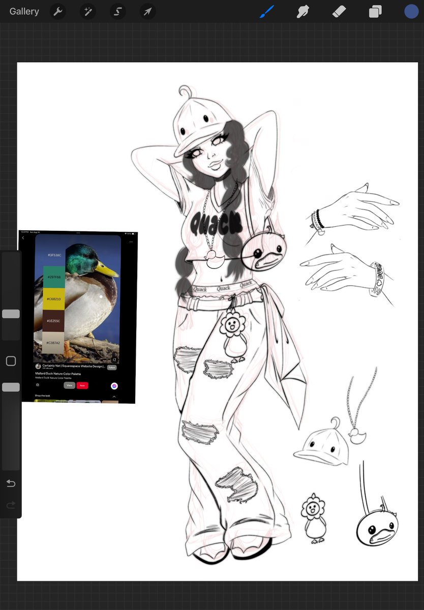 We’re going with mallard duck themed!