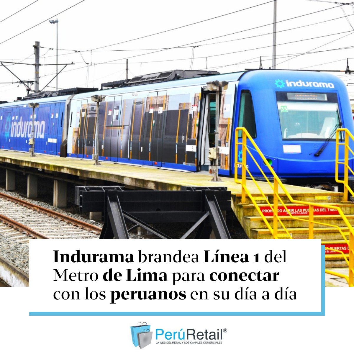 🔴🚈Indurama refuerza su presencia en el Perú con una campaña de alto impacto: uno de los trenes de Línea 1 del Metro de Lima ahora luce los colores e identidad de la reconocida marca de electrodomésticos. ►zurl.co/I74Go 

#Indurama #MetroDeLima #empresas