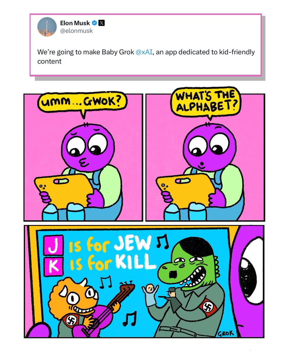 y3rnaux's tweet image. #babygrok #fuckAI