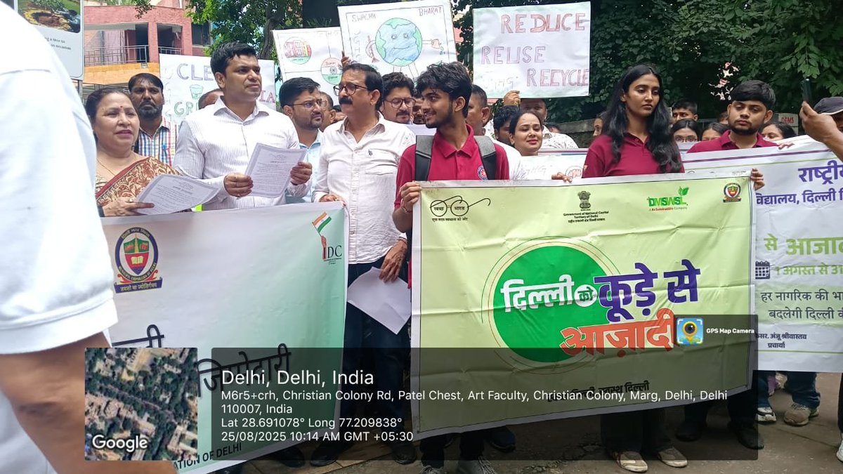 Swachh Survekshan MCD (@sbm_mcd) on Twitter photo Under the campaign of #DelhiKoKoodeSeAzadi, a community awareness drive at DU North Campus was held under the guidance of <a href="/satya_office/">Satya Sharma</a>.
<a href="/LtGovDelhi/">LG Delhi</a>
<a href="/CMODelhi/">CMO Delhi</a>
<a href="/ashishsood_bjp/">Ashish Sood</a>
<a href="/RajaiqbalSingh3/">Raja Iqbal Singh</a>
<a href="/AshwaniKumar_92/">Ashwani Kumar</a>
<a href="/DcClz/">Dy.Commissioner, Civil Lines Zone</a> Under the campaign of #DelhiKoKoodeSeAzadi, a community awareness drive at DU North Campus was held under the guidance of <a href="/satya_office/">Satya Sharma</a>.
<a href="/LtGovDelhi/">LG Delhi</a>
<a href="/CMODelhi/">CMO Delhi</a>
<a href="/ashishsood_bjp/">Ashish Sood</a>
<a href="/RajaiqbalSingh3/">Raja Iqbal Singh</a>
<a href="/AshwaniKumar_92/">Ashwani Kumar</a>
<a href="/DcClz/">Dy.Commissioner, Civil Lines Zone</a>