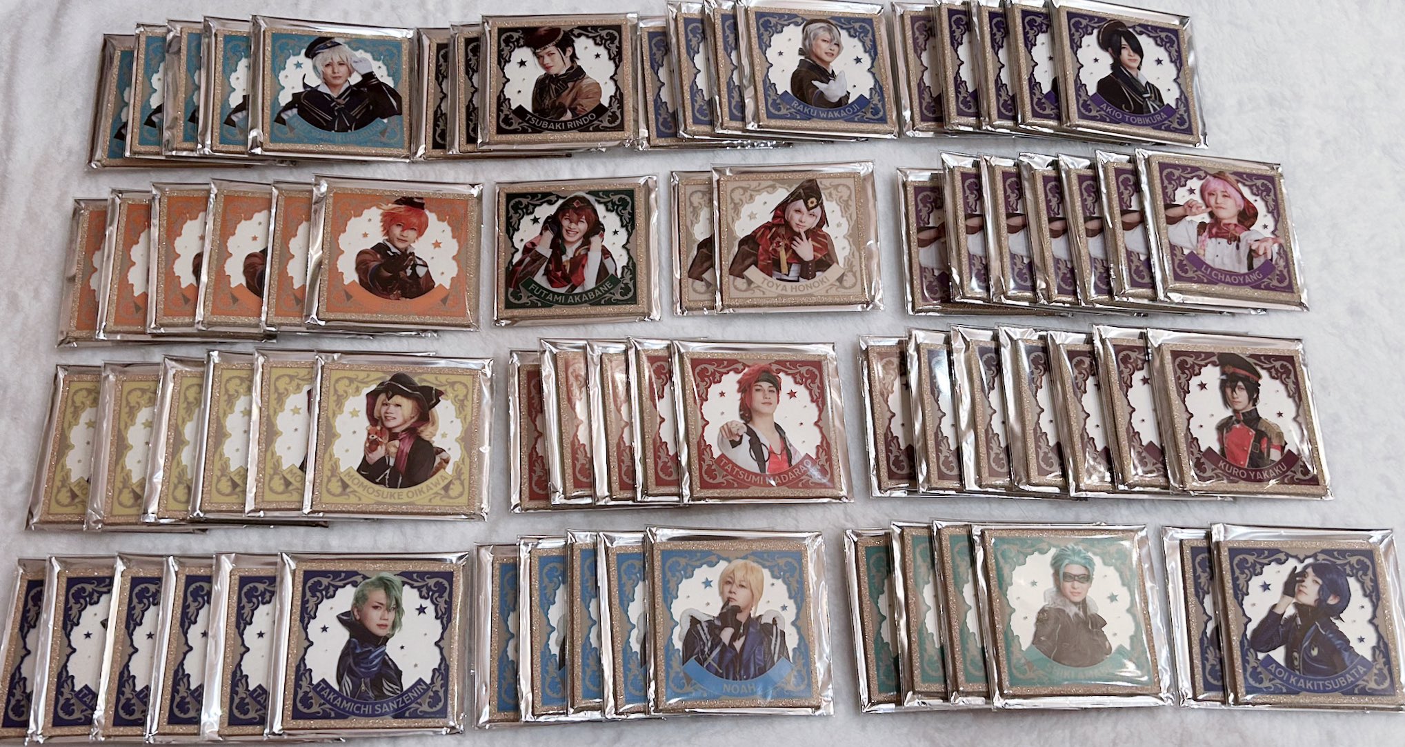 アイチュウ　色紙　ノーマル　25枚 アイチュウ 色紙 ノーマル 華房心 神楽坂ルナ 及川桃助 - メルカリ