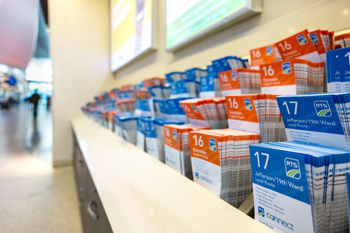 New schedules go into effect on Monday, September 1. Visit myRTS.com to learn more about the upcoming changes and view your schedule at myRTS.com/Preview.